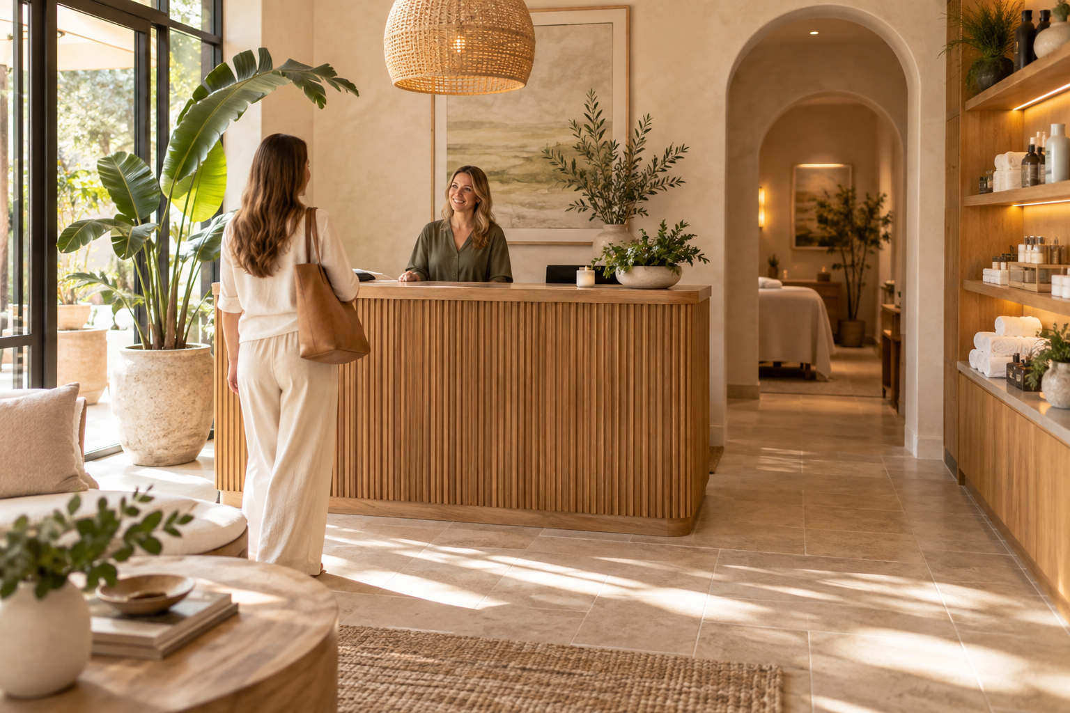Warm welcome at a boutique Lake Forest spa